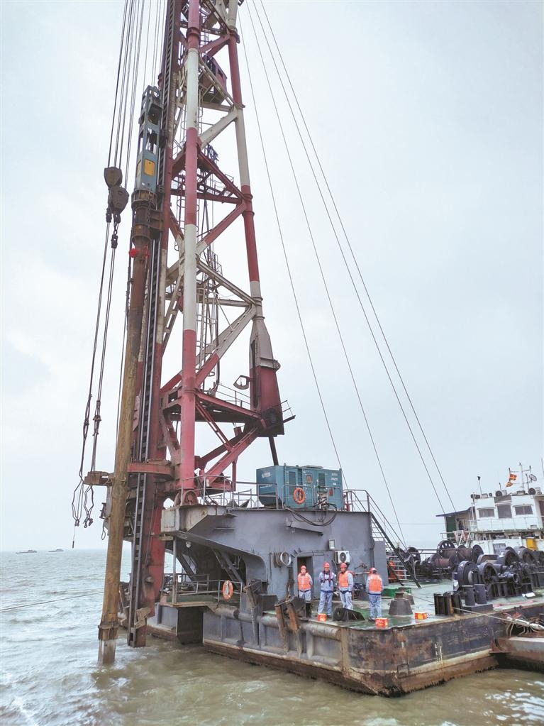 2019年12月26日，太湖隧道馬山段打下最后一根樁。
