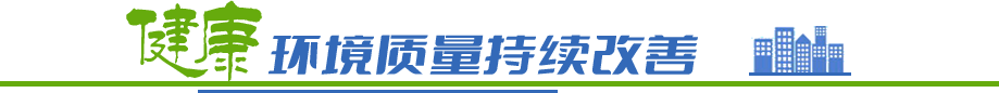 健康環(huán)境質量持續(xù)改善